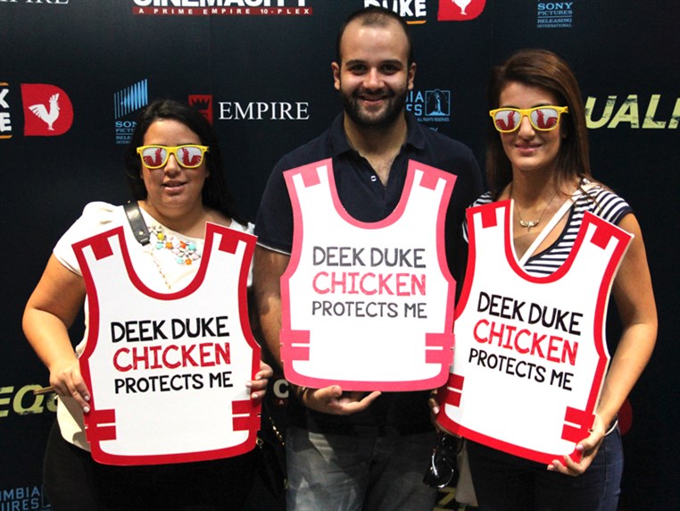 Deek Duke Avant Premiere of The Equalizer
